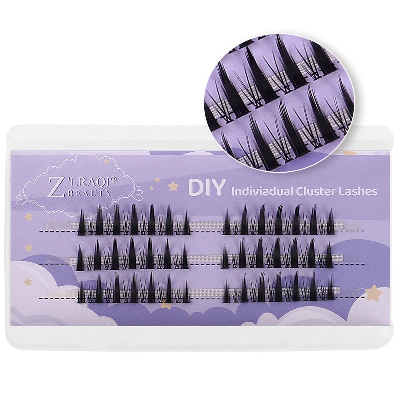 Manga Lashes Thick Little Devil False Eyelashes Bundles Single Cluster Segmented Natural Simulation Cos Eyelashes Eye Extension