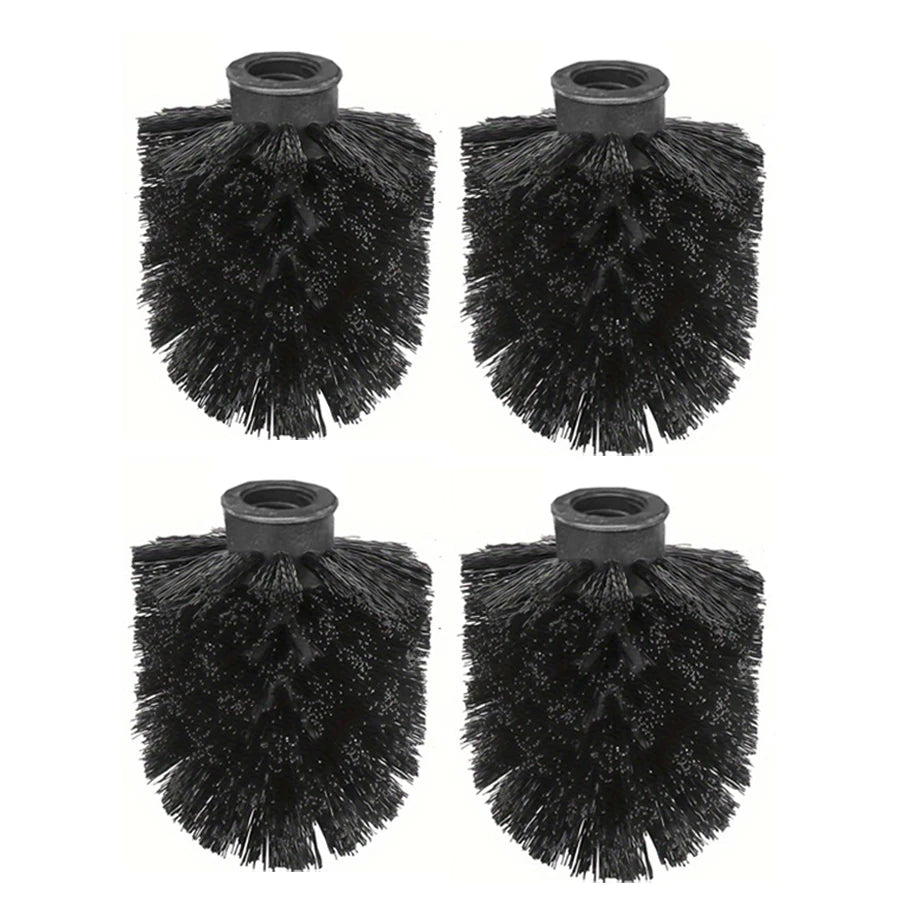 Household Black Toilet Brush, Reusable, Detachable Brush Head with Strong Cleaning Ability