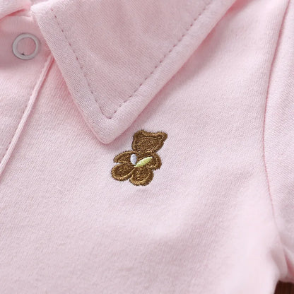 2021 Newborn baby clothes Romper summer Baby boy clothes solid color 5 color jumpsuit baby Girl clothes 0-12 months