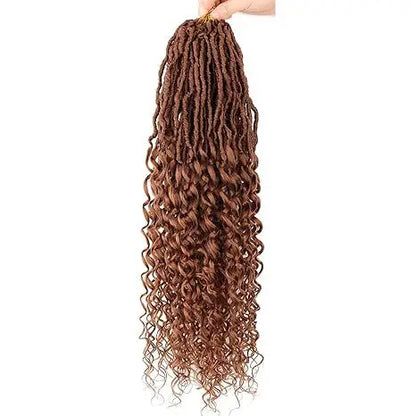14-30inch DEEPNULocs Synthetic Dreadlock Crochet Wig High Temperature Fiber Hair Extension Celebrity Style with Loose Ends