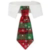 Tanpopo Colorful Pets Christmas Plaid Pet Accessories Necktie Handsome Gentleman Wedding Engagement Party Dog Collar