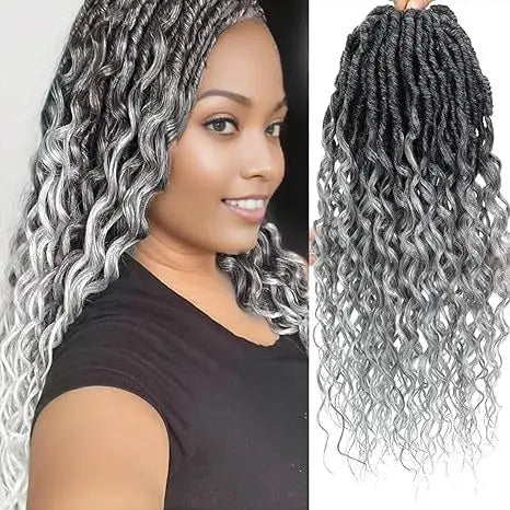 14-30inch DEEPNULocs Synthetic Dreadlock Crochet Wig High Temperature Fiber Hair Extension Celebrity Style with Loose Ends