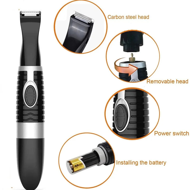 Dog Grooming Clippers Cat And Small Dog Clippers Low Noise Electric Pet Trimmer Trim Paws Eyes Ears Face Around The Dog Hair