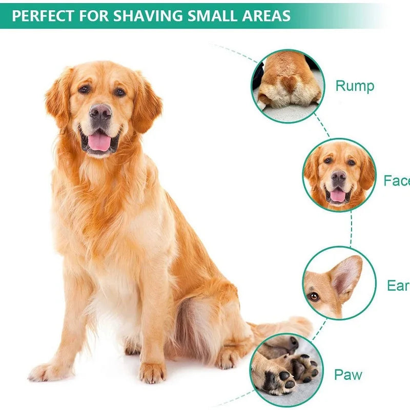 Dog Grooming Clippers Cat And Small Dog Clippers Low Noise Electric Pet Trimmer Trim Paws Eyes Ears Face Around The Dog Hair