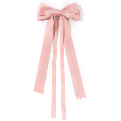 2024 New Hair Bows with Long Tail Hair Bow Clips Grosgrain Ribbon Barrettes Accessories for Women