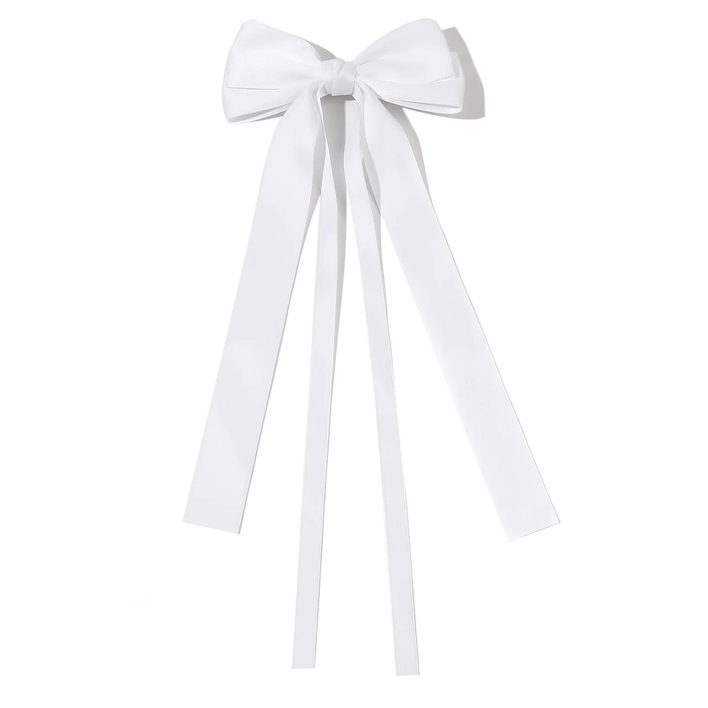 2024 New Hair Bows with Long Tail Hair Bow Clips Grosgrain Ribbon Barrettes Accessories for Women