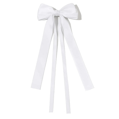2024 New Hair Bows with Long Tail Hair Bow Clips Grosgrain Ribbon Barrettes Accessories for Women