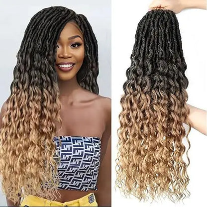 14-30inch DEEPNULocs Synthetic Dreadlock Crochet Wig High Temperature Fiber Hair Extension Celebrity Style with Loose Ends
