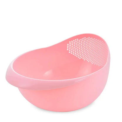 1PC Rice Sieve Plastic Colander Kitchen Drain Basket Rice Bowl Fruit Vegetable Washing Strainer Basket Sink Drain Kitchen Tools