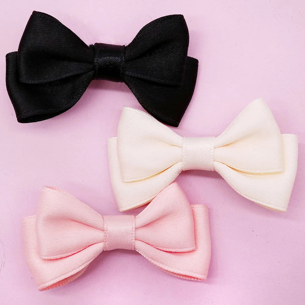 2PCS Pet Hair Clips For Dogs Pet Dog Bows With Metal Clip Large Dog Bows Hair Accessories Dog Bowknots Pet Supplies