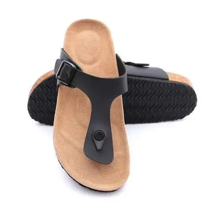 2025 Summer Women Cork Slippers Outdoor Flip Flops Sandals Slippers Women Couple Beach Sandals for Women Shoes for Women