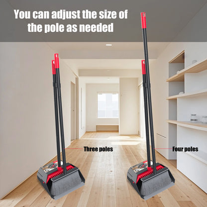Household Broom and Dustpan Set - Combination Sweeping Tool with Long Handle Household cleaning tools