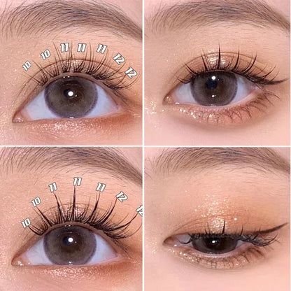 Dream Deer A/M Type A False Eyelashes 8-12mm Mix Fake Lashes Natural Fairy Lash Korean Makeup Individual Cluster Eye Lashes
