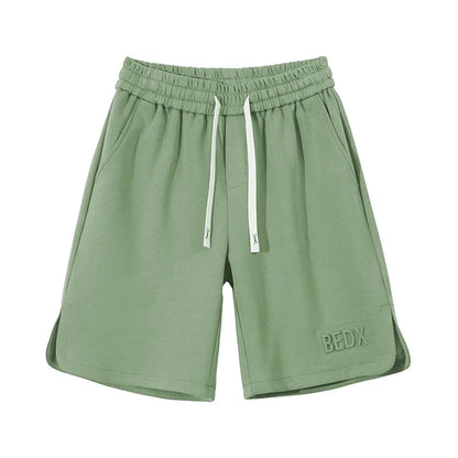 2025 Men Casual Shorts in Summer New Style Trendy Loose Sports Wear Five-point Mid-size Pants