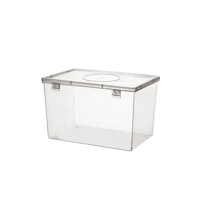 Household Storage Box Bread Container Kitchen Dispenser Baking Cake Container Sealed Box Refrigerator Transparent Storage Box