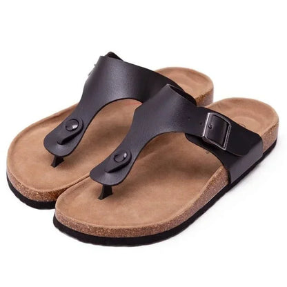 2025 Summer Women Cork Slippers Outdoor Flip Flops Sandals Slippers Women Couple Beach Sandals for Women Shoes for Women
