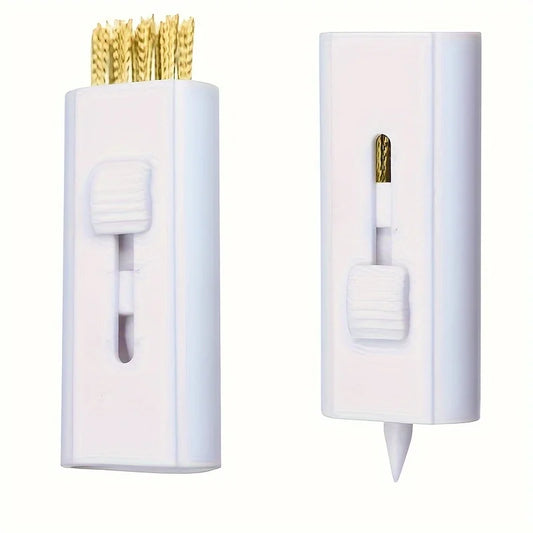 1 Pcs Of Golf Cleaning Brush, Double Headed Club Brush, Club Brush, Ball Head Brush