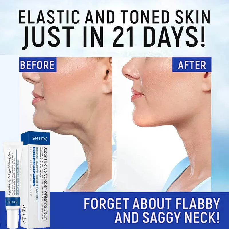 Collagen Neck Cream Eliminate Neck Wrinkle Lines Lifting Whitening Tighten Double Chin Anti-age Rejuvenation Skin Care Products