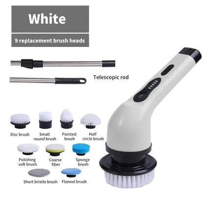 9 in 1 Multifunctional Handheld Electric Cleaning Brush
