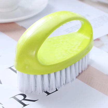 Household Cleaning Brush Candy-colored Laundry Brush Egg-shaped Shoe Brush Universal Cleaning Brush Clothing Brush Cleaning Tool