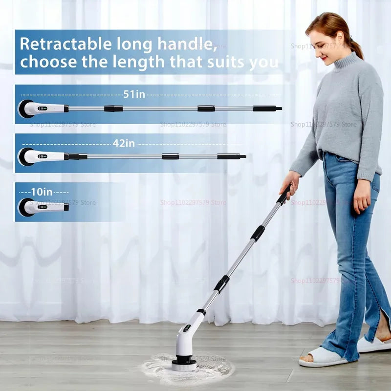 9 in 1 Multifunctional Handheld Electric Cleaning Brush