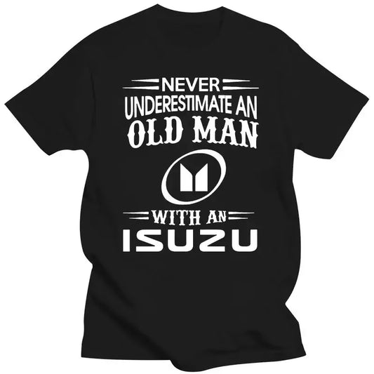 2024  Mens Clothing Isuzu Car T Shirt Funny Joke Old Man D Max Gift Fathers Dad Novelty Tee S - Xxl Men Clothes Tee Shirt