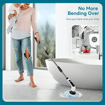 9 in 1 Multifunctional Handheld Electric Cleaning Brush