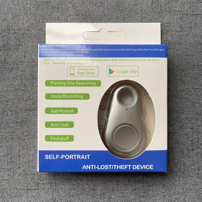 Mini Smart Pets Cat Accessories Bluetooth 5.0 GPS Tracker Anti-lost Alarm Tag Wireless Child Bag Wallet Keychains Locator