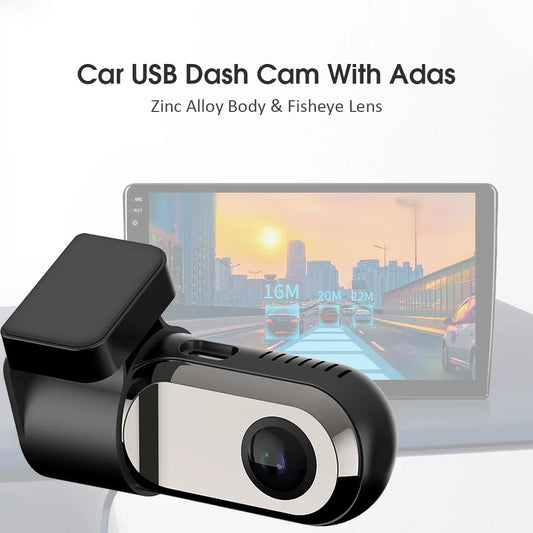 Dashcam Dash Cam Black Box Car DVR Video Recorder Dah Car Camera Front USB Camera for Car Android Smart System Adas Night Vision