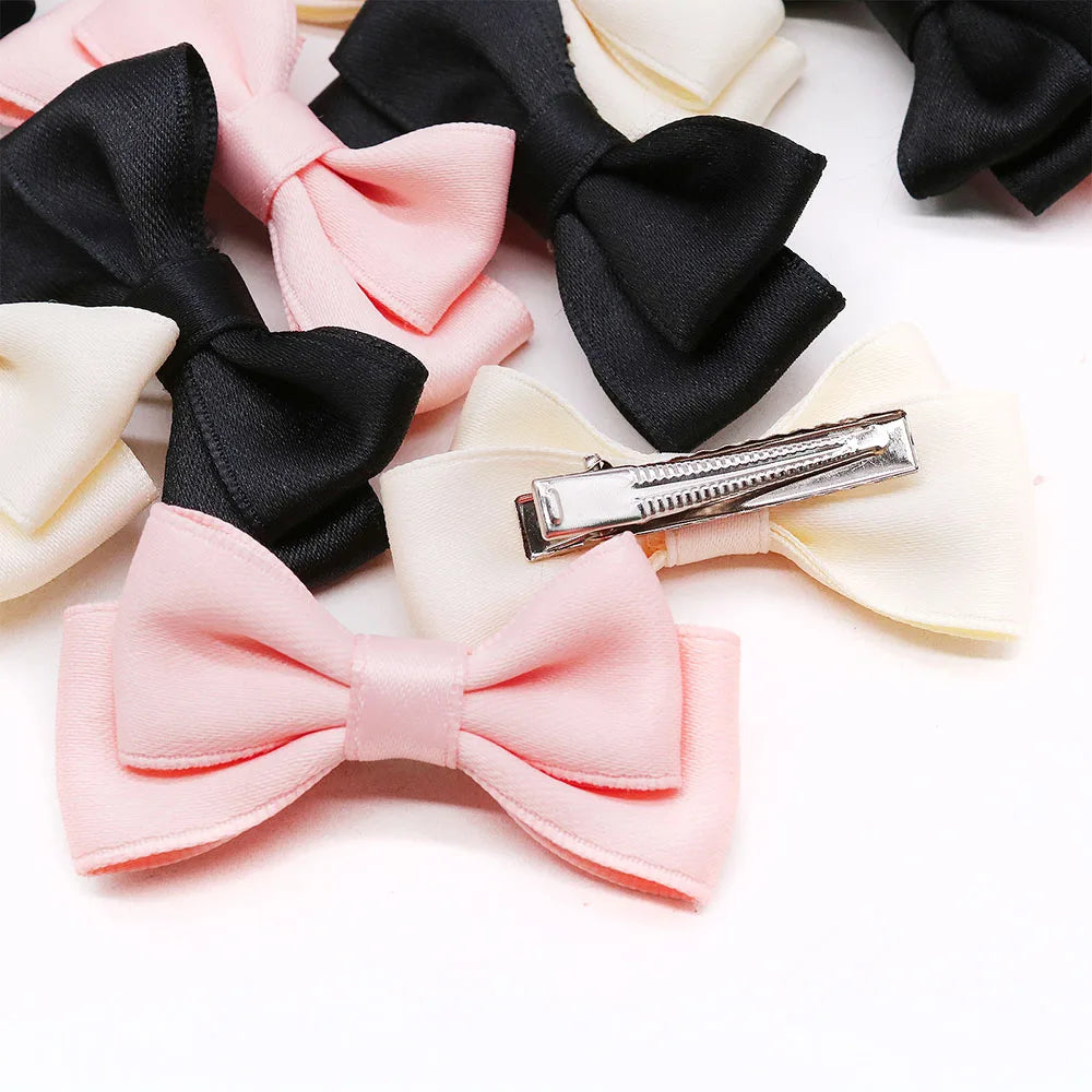 2PCS Pet Hair Clips For Dogs Pet Dog Bows With Metal Clip Large Dog Bows Hair Accessories Dog Bowknots Pet Supplies
