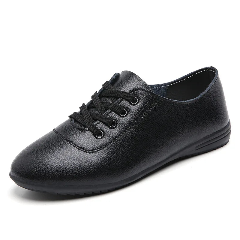 2025 Women Flats Shoes Women Genuine Shoes Walking Shoes Spring Casual Flat Shoes Women Non Slip Shoes Nursing Shoes For Women