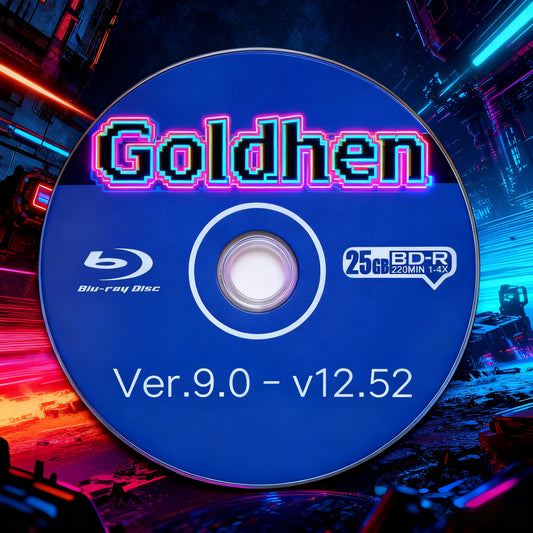 GoldHEN for PS4 Jailbreak Disc V9.0-12.52 Collector’s Edition CD