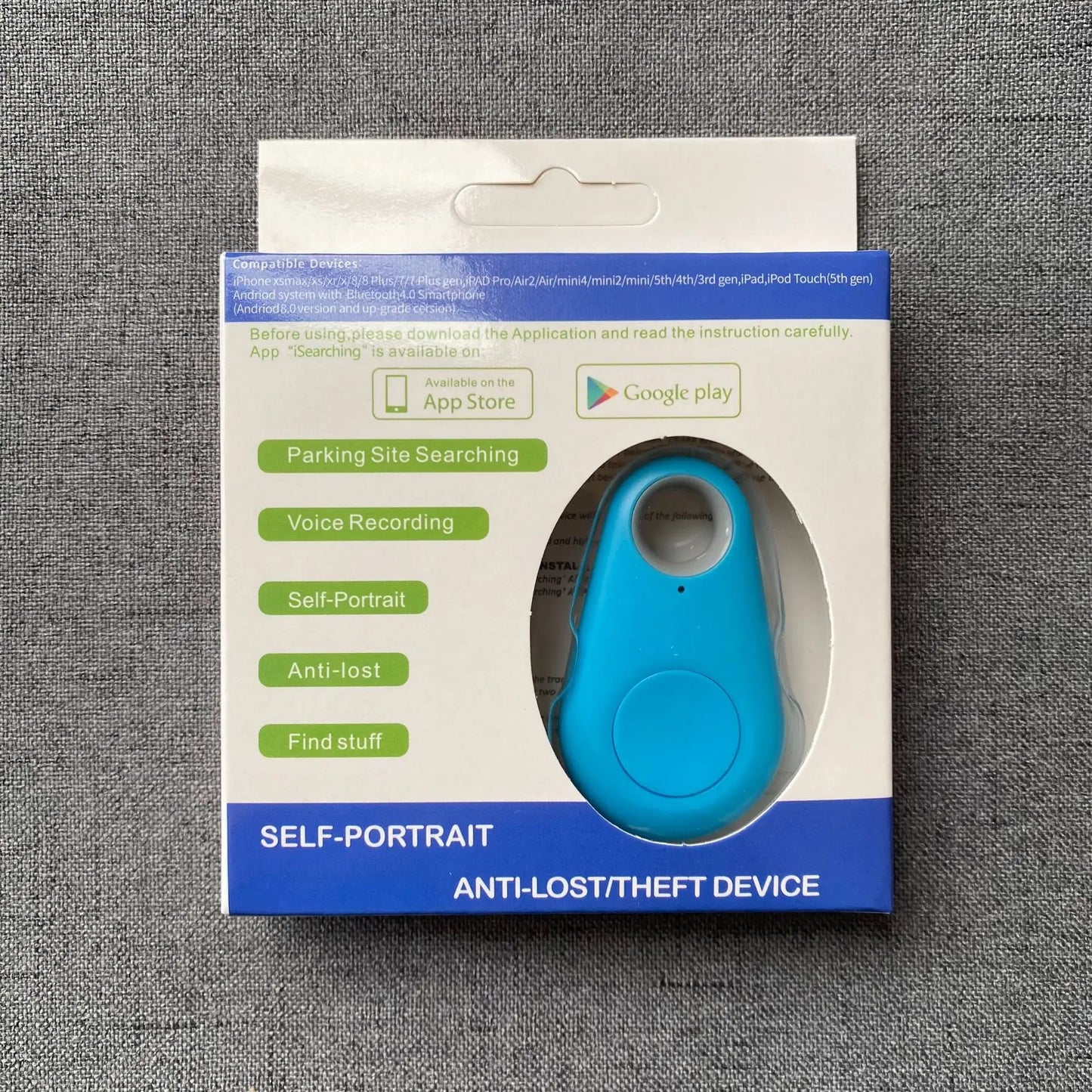 Mini Smart Pets Cat Accessories Bluetooth 5.0 GPS Tracker Anti-lost Alarm Tag Wireless Child Bag Wallet Keychains Locator