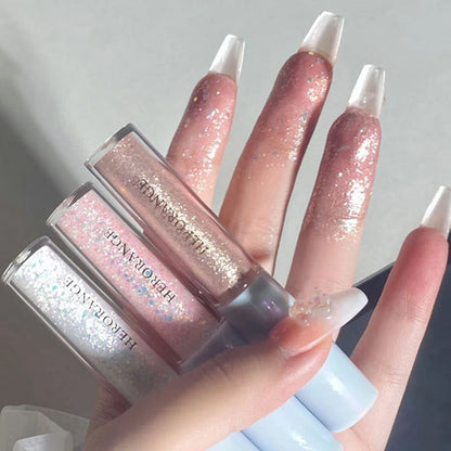 Eye shadow liquid pearlescent fine shiny film high gloss sleeping silkworm brightening liquid eye shadow