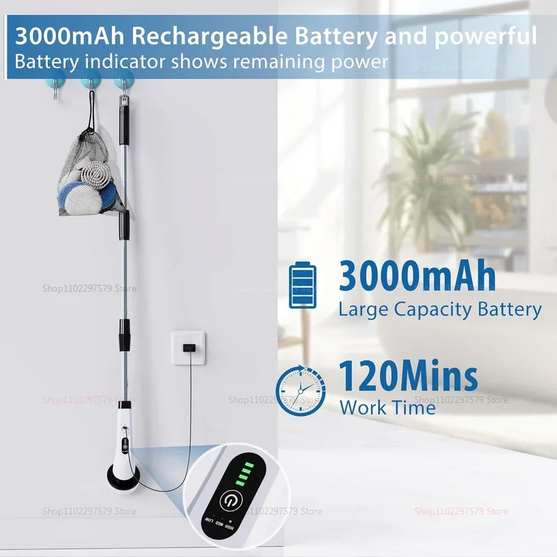 9 in 1 Multifunctional Handheld Electric Cleaning Brush