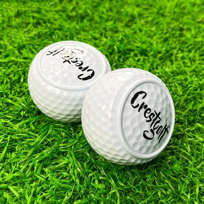 1Pcs Flat Golf Training Balls Flat Shape Golf Ball Two Layer Driving Balls Golf Practice Balls For Swing Putter