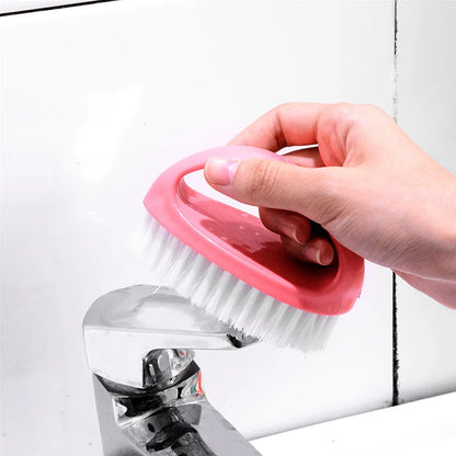 Household Cleaning Brush Candy-colored Laundry Brush Egg-shaped Shoe Brush Universal Cleaning Brush Clothing Brush Cleaning Tool