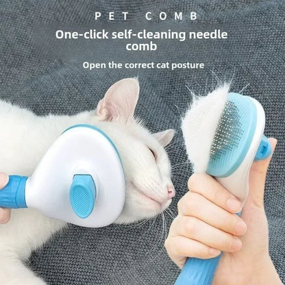 For Cat Accessories Dog Grooming Equipment Cats Products Non-slip Beauty Brush Pet Hair Removal Comb Things Supplies Home Garden