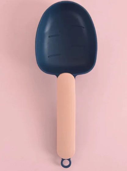 Pet Food Scoop with Ergonomic Bag Clip Handle for Cats Puppies and Small Dogs Measuring Scoop