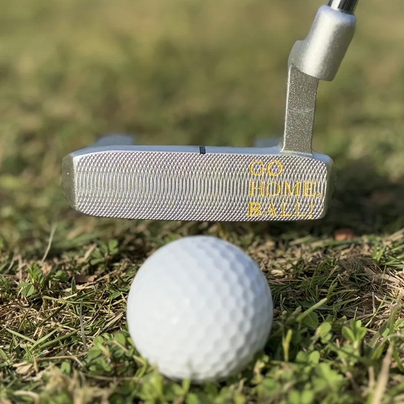 1pc Golf club with reclining pattern design, size 32-36 inches, equipped with protective cover, detachable counterweight