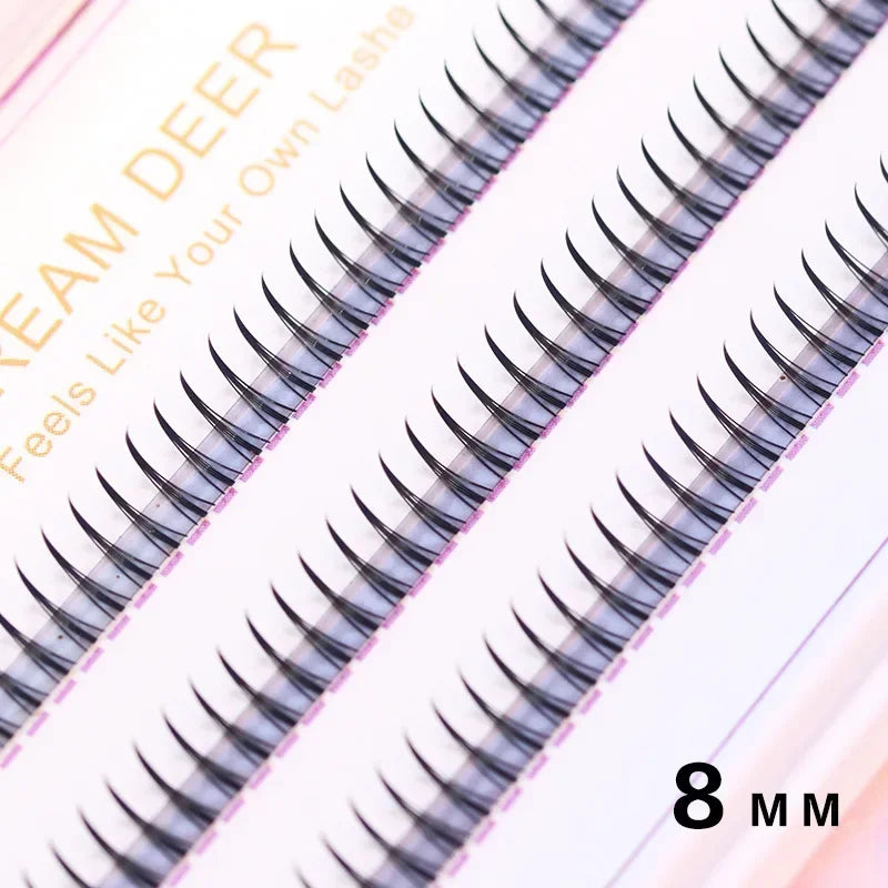 Dream Deer A/M Type A False Eyelashes 8-12mm Mix Fake Lashes Natural Fairy Lash Korean Makeup Individual Cluster Eye Lashes