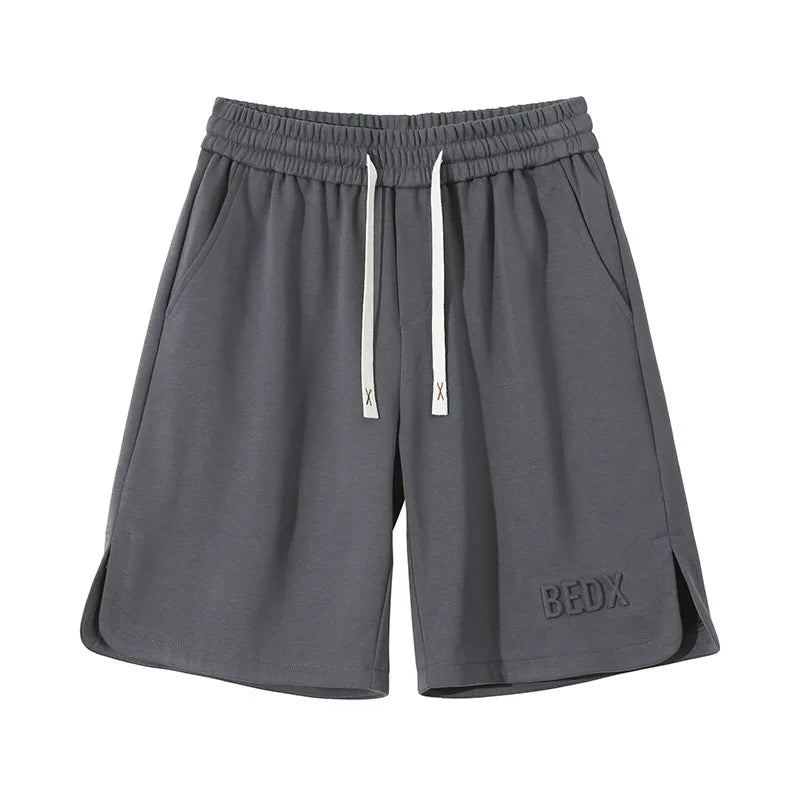 2025 Men Casual Shorts in Summer New Style Trendy Loose Sports Wear Five-point Mid-size Pants