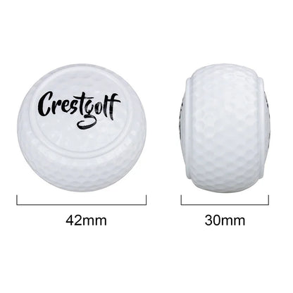1Pcs Flat Golf Training Balls Flat Shape Golf Ball Two Layer Driving Balls Golf Practice Balls For Swing Putter