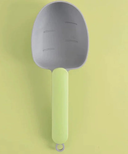 Pet Food Scoop with Ergonomic Bag Clip Handle for Cats Puppies and Small Dogs Measuring Scoop