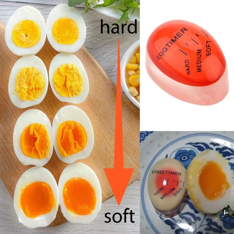 2025 New Essential Eggs Cooking Tool Effortless Eggs Timer Eggs Boiling Small Tool Color Changing Cooking Temperature Observer