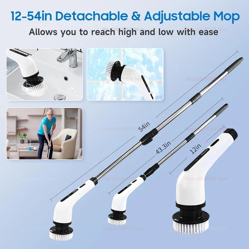 9 in 1 Multifunctional Handheld Electric Cleaning Brush