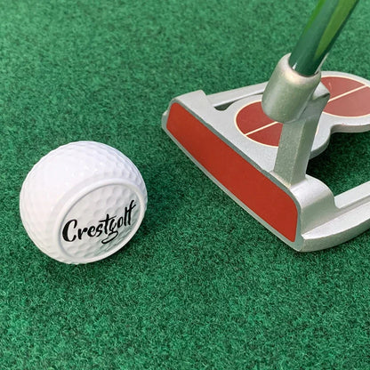 1Pcs Flat Golf Training Balls Flat Shape Golf Ball Two Layer Driving Balls Golf Practice Balls For Swing Putter
