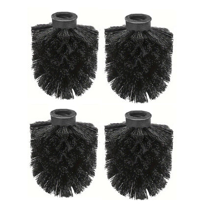 Household Black Toilet Brush, Reusable, Detachable Brush Head with Strong Cleaning Ability