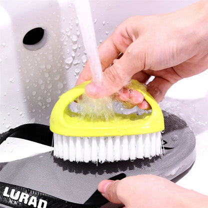 Household Cleaning Brush Candy-colored Laundry Brush Egg-shaped Shoe Brush Universal Cleaning Brush Clothing Brush Cleaning Tool