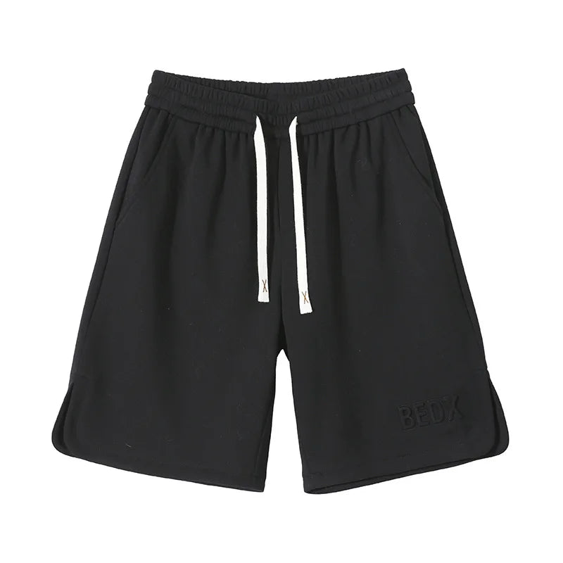 2025 Men Casual Shorts in Summer New Style Trendy Loose Sports Wear Five-point Mid-size Pants